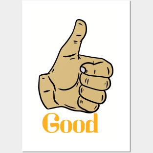 Good Hand Sign Posters and Art